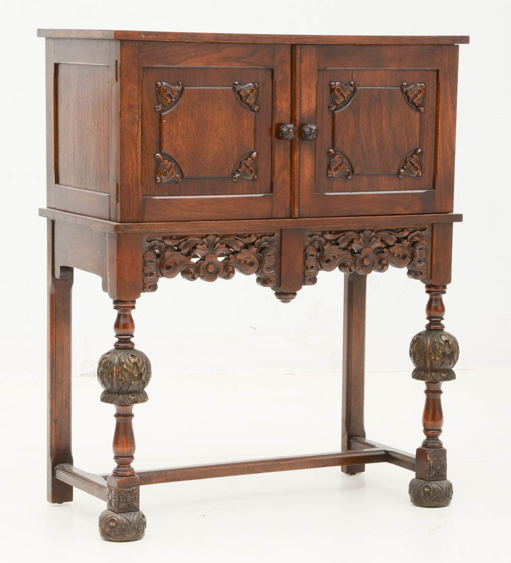 Antique Carved Highboy EBTH