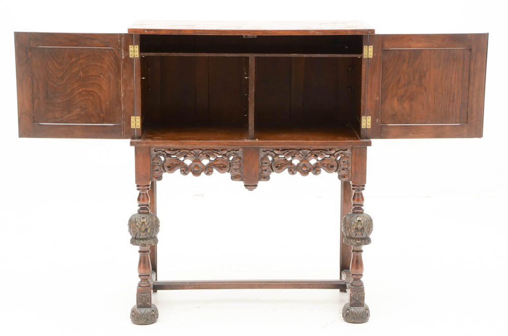 Antique Carved Highboy EBTH