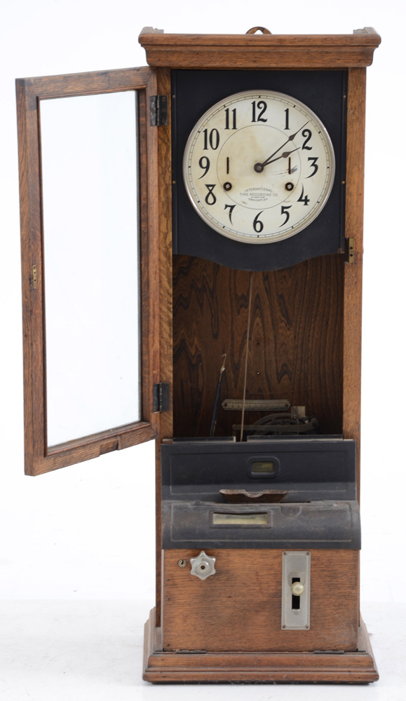 Early 20th Century International Time Recording Company Punch Clock EBTH