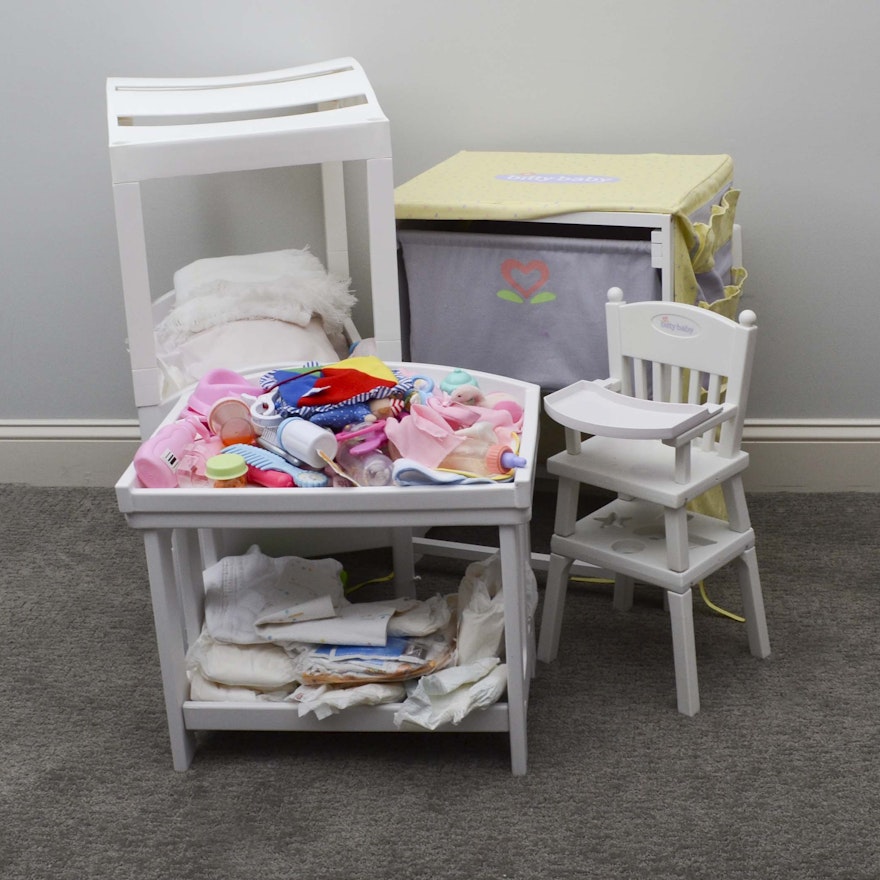 American Girl Bitty Baby Furniture Collection Ebth