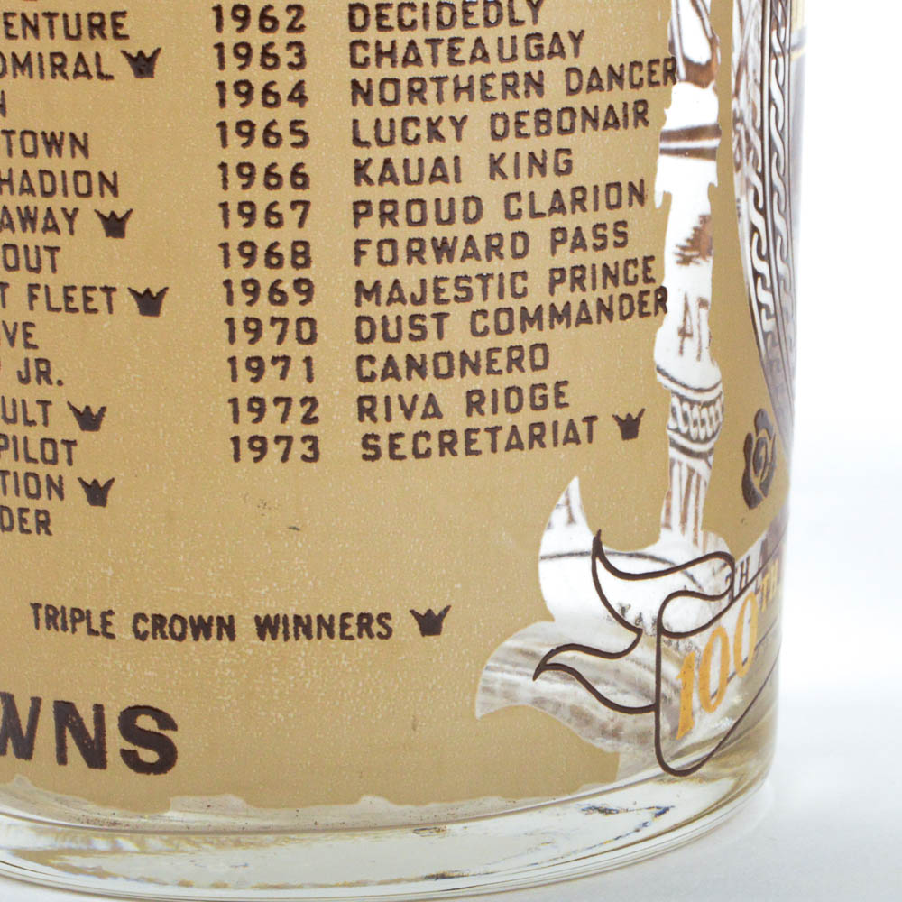 Pair of Rare 1974 Federal Kentucky Derby Glasses EBTH