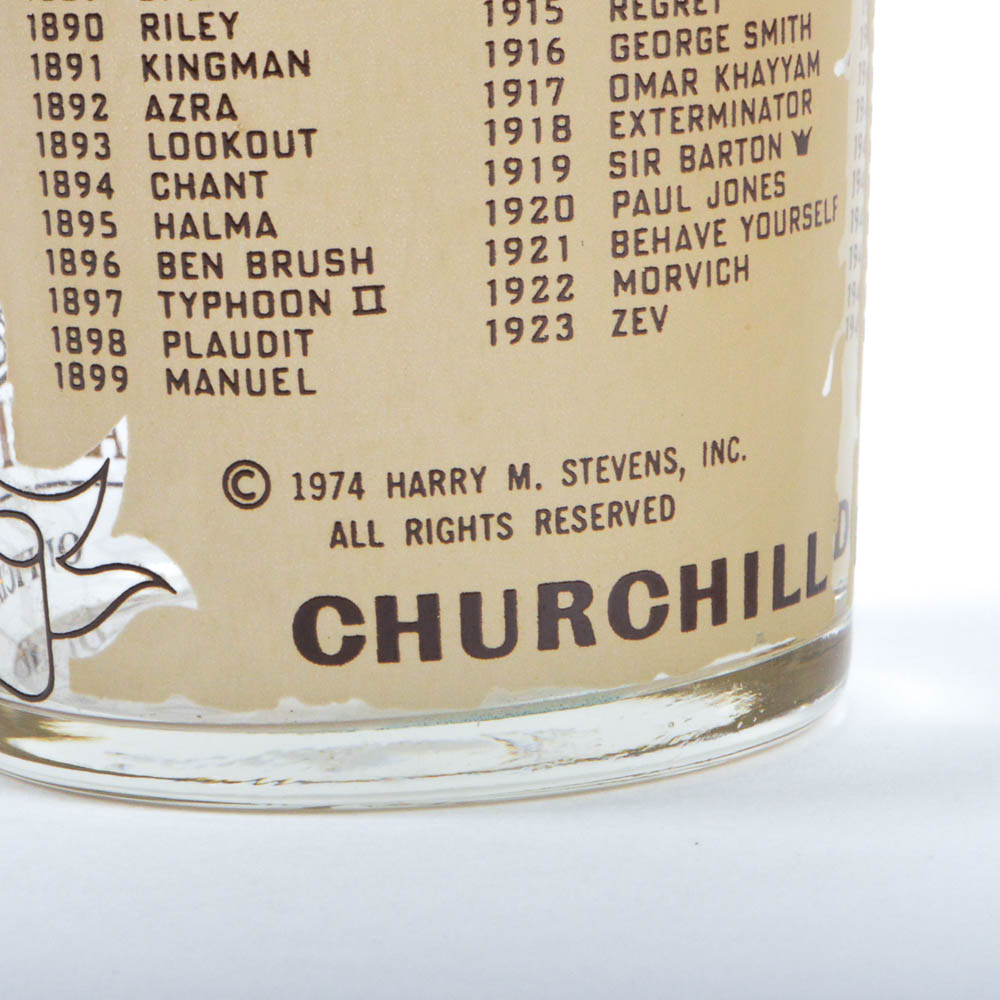 Pair of Rare 1974 Federal Kentucky Derby Glasses EBTH