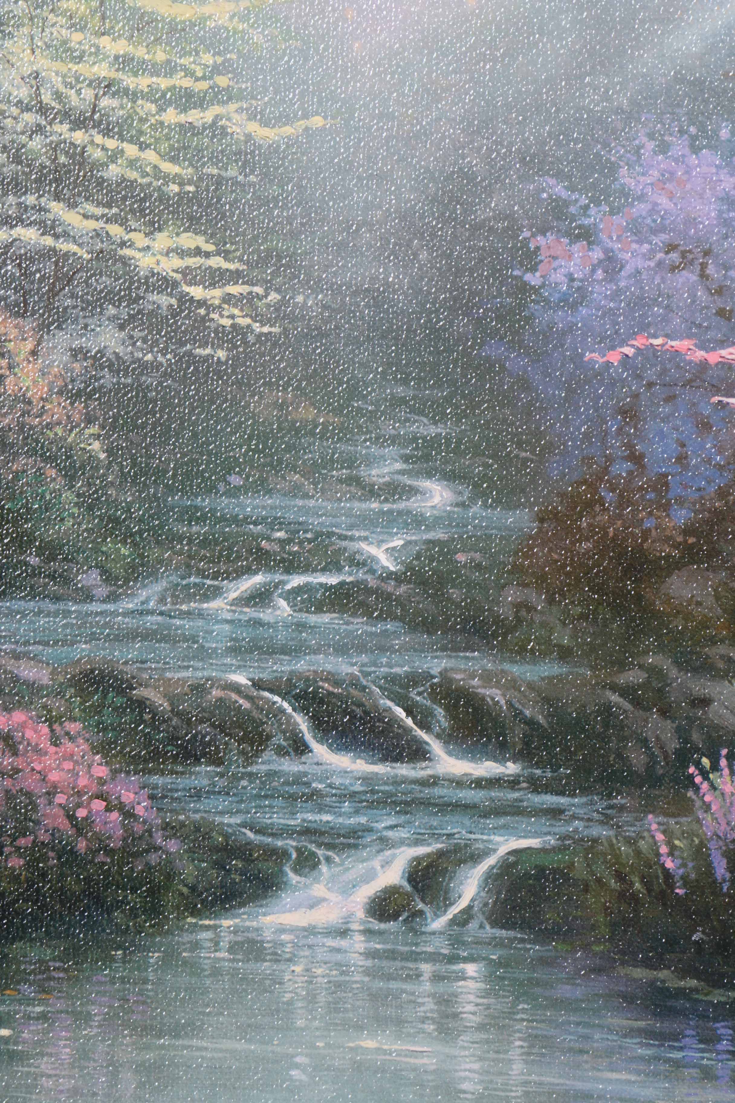 Thomas Kinkade "The Garden of Prayer" Giclee Print of Painting EBTH