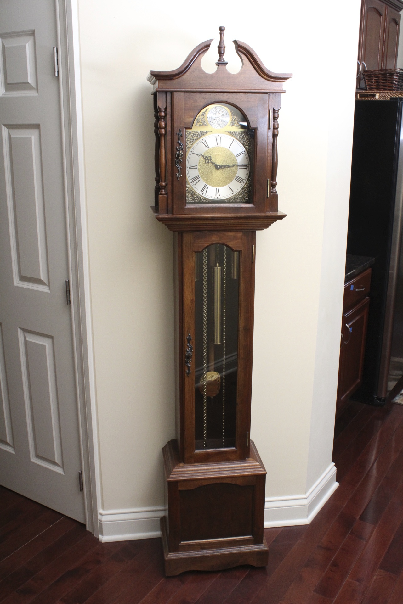 Vintage Emperor Walnut Grandfather Clock EBTH