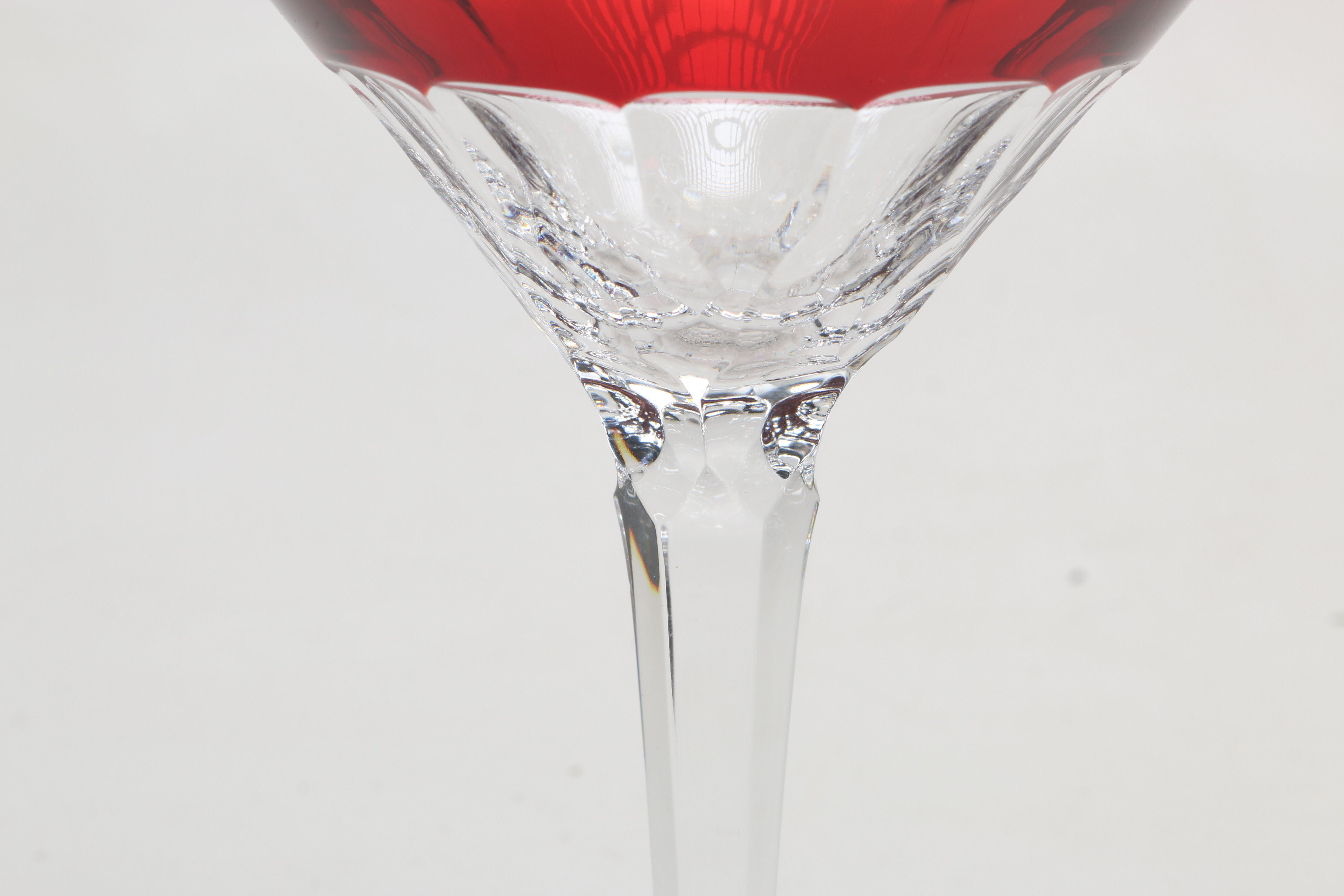 Waterford Ruby Crystal Martini Glasses EBTH
