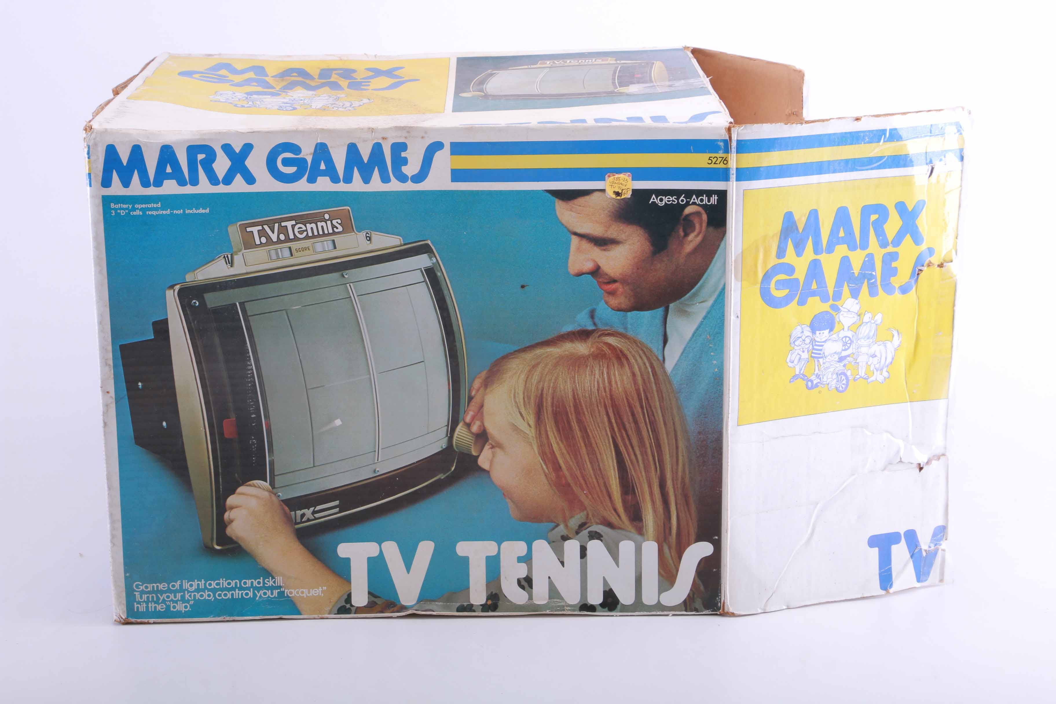 Vintage Marx TV Tennis Playset EBTH