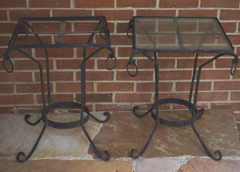 Wrought Iron Accent Tables EBTH
