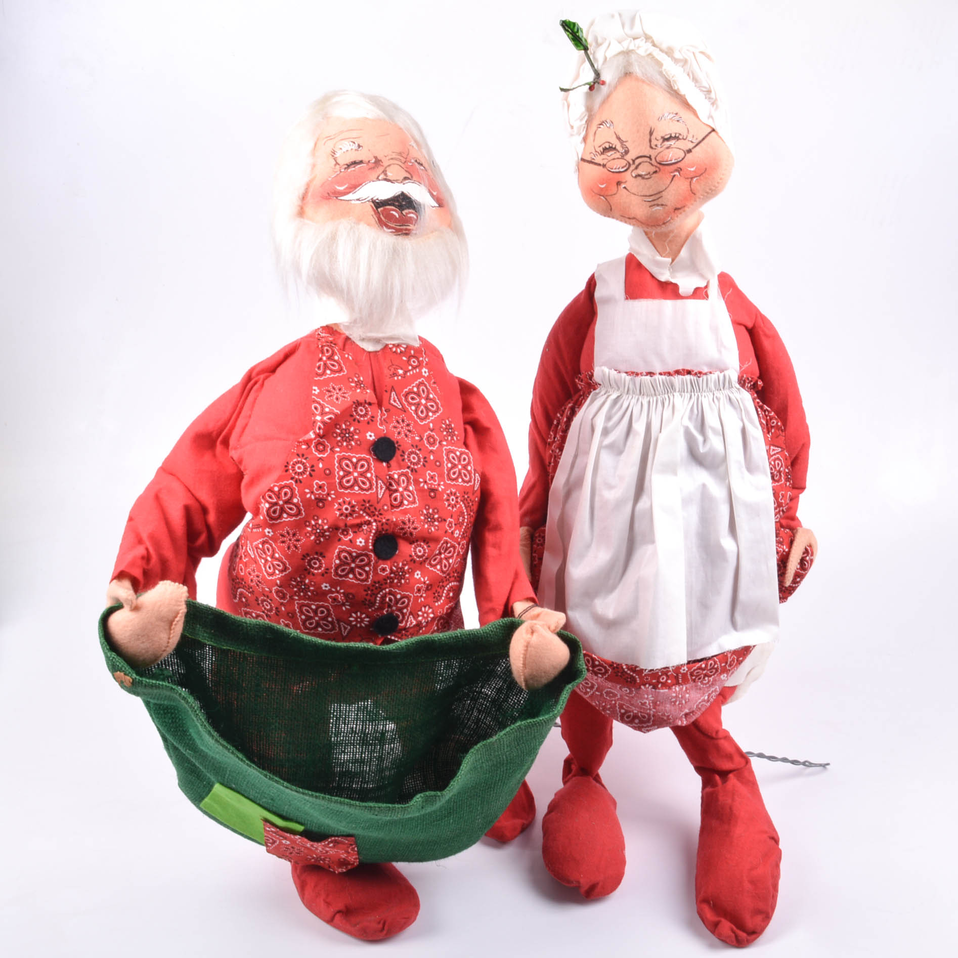 annalee santa and mrs claus dolls