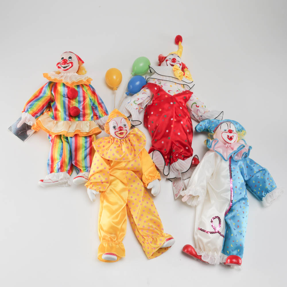 heritage mint collection clown dolls