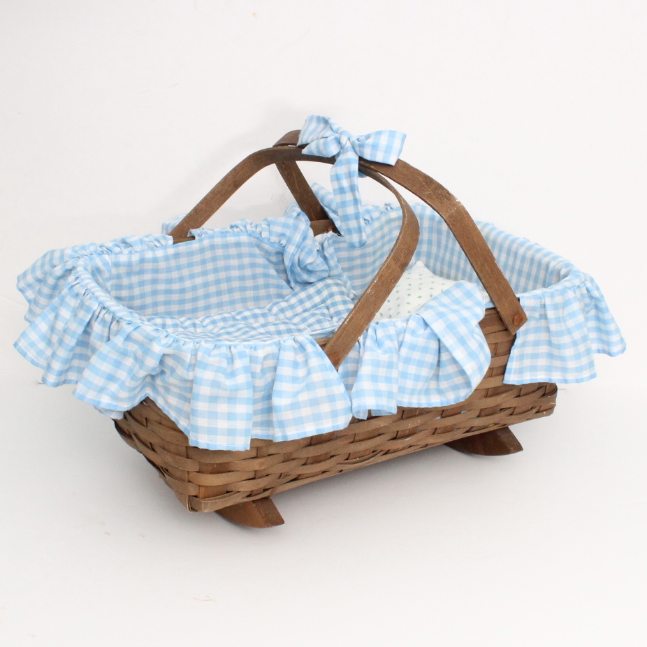 longaberger baby cradle basket