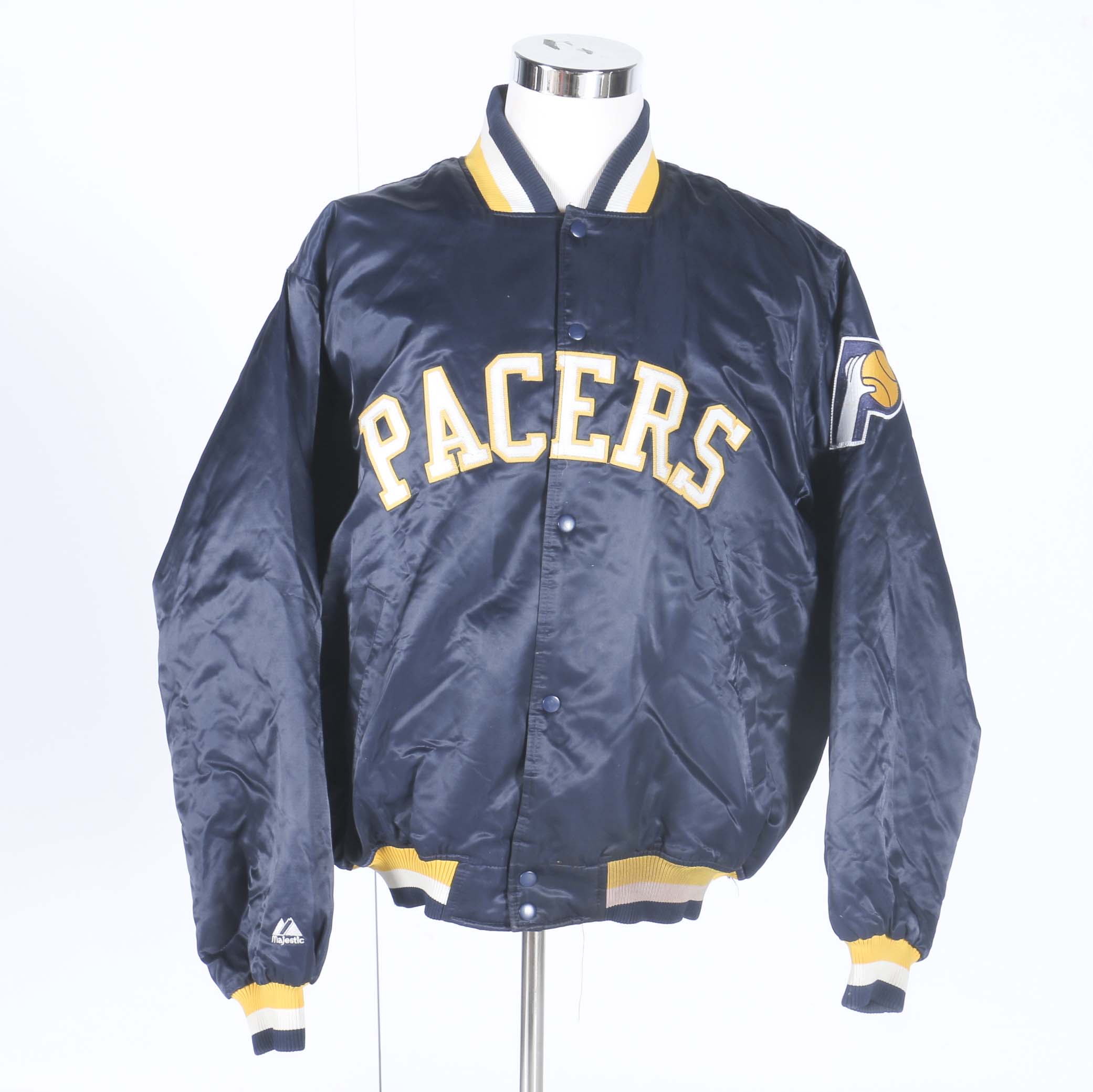 Vintage Pacers Jacket and Chuck Person Basketball Card | EBTH