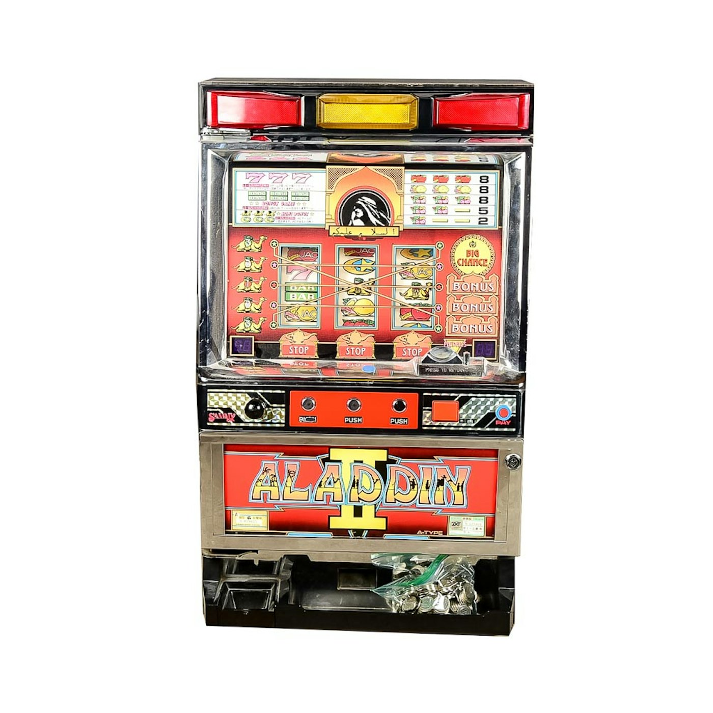 Pachislo slot machine tokens