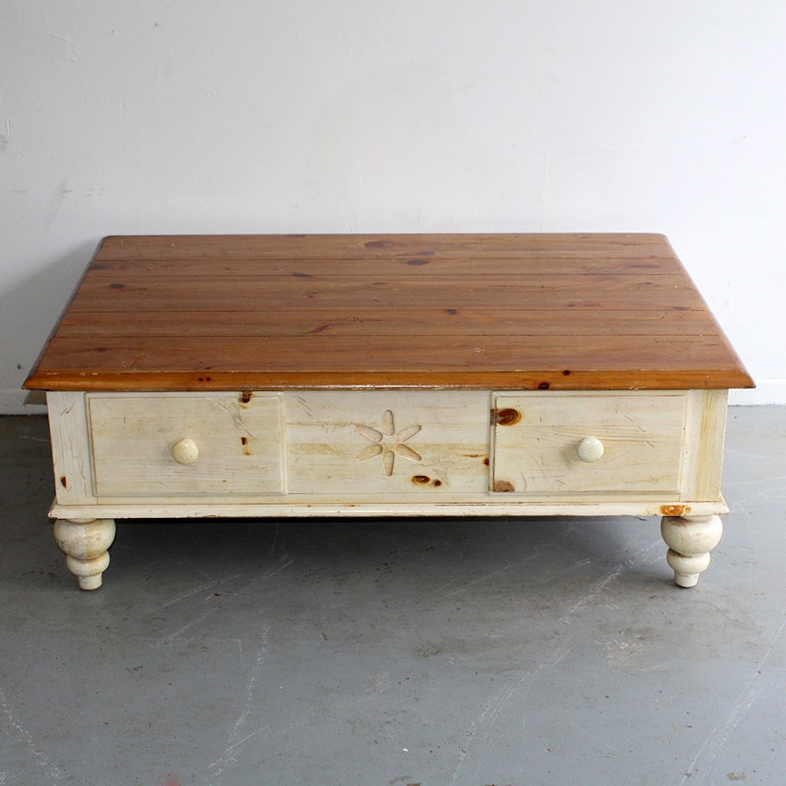 Ethan Allen Coffee Table Ebth