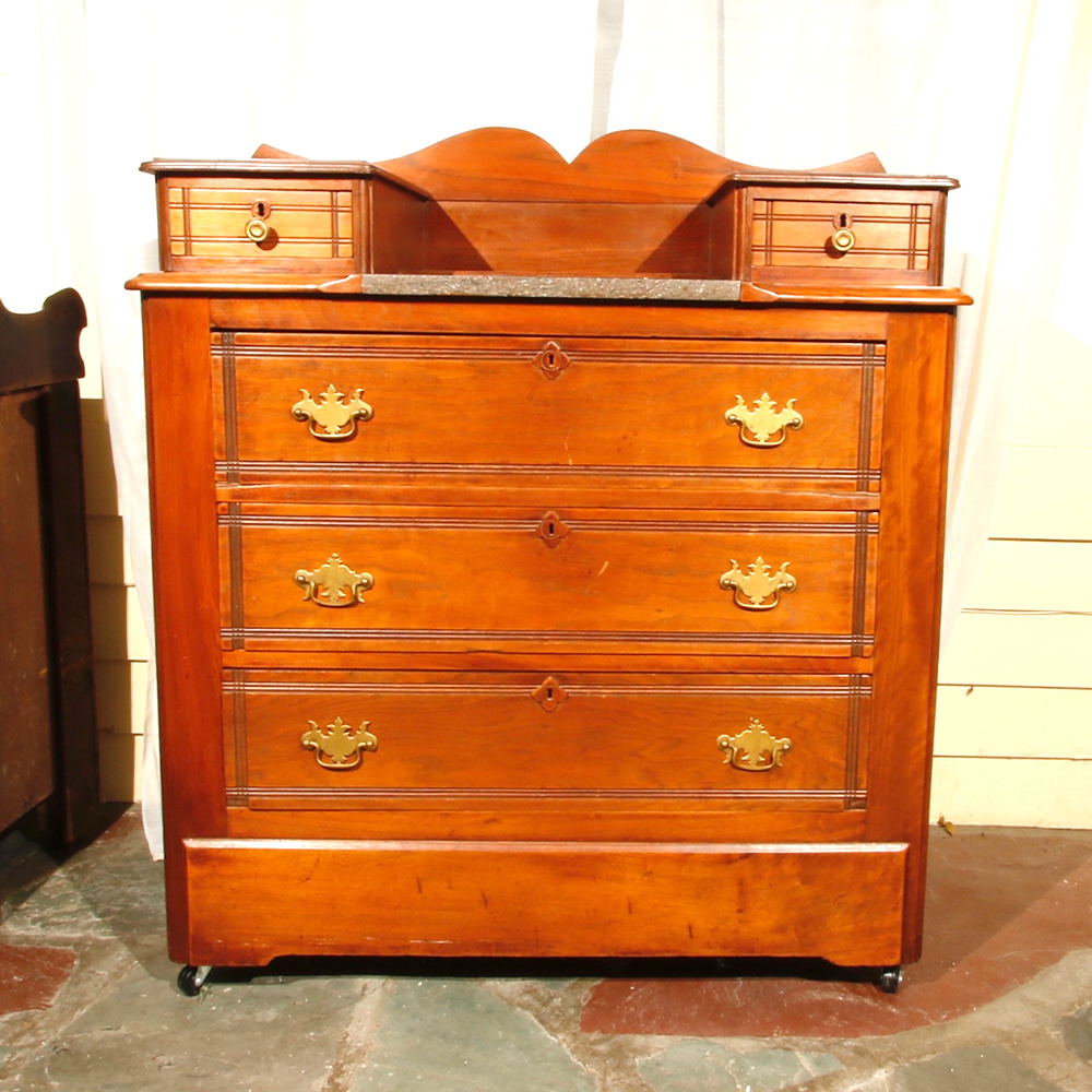 Antique Chest With Marble Top Ebth