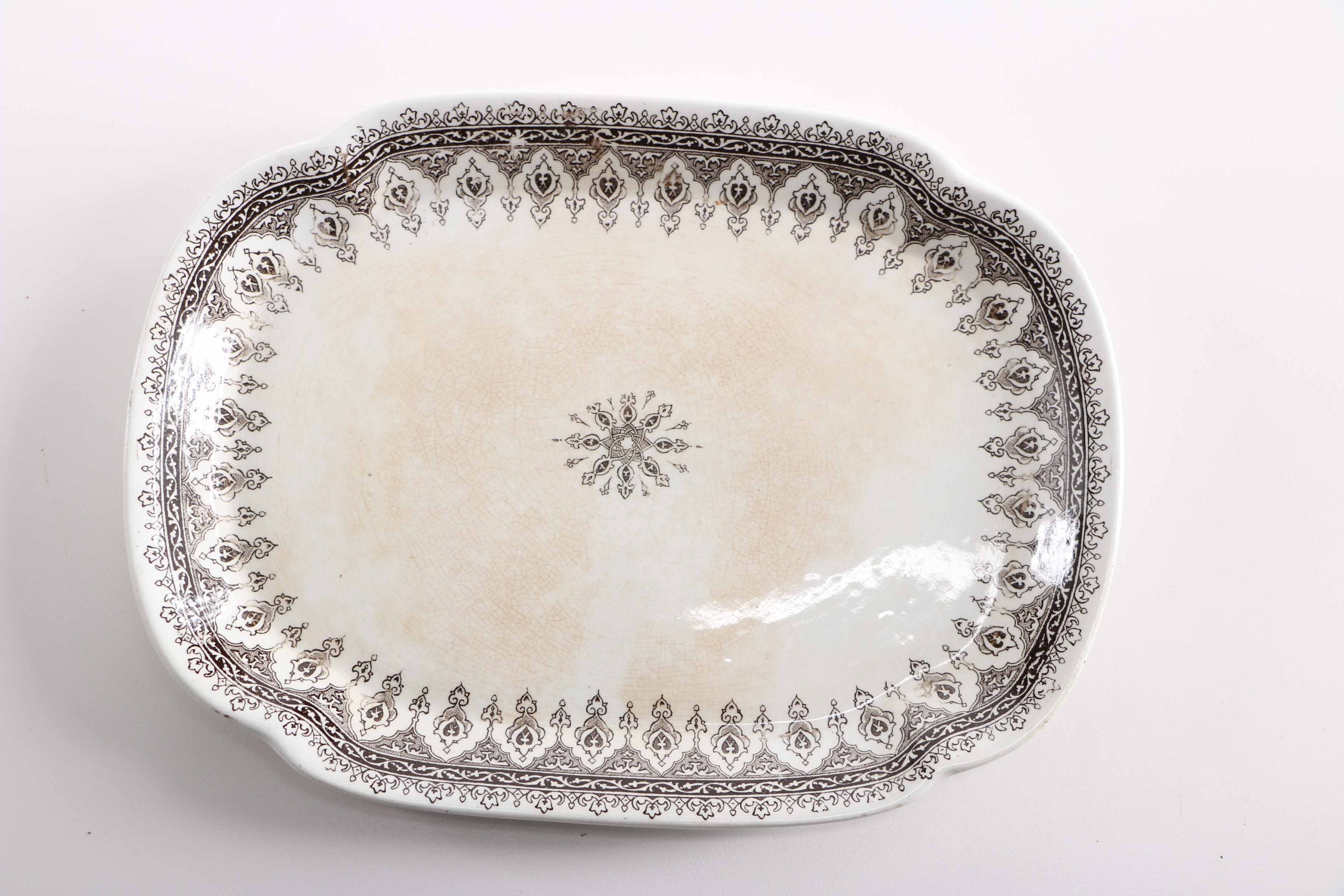 J & G Meakin Hanley "Persian" Ironstone China Soup Tureen EBTH