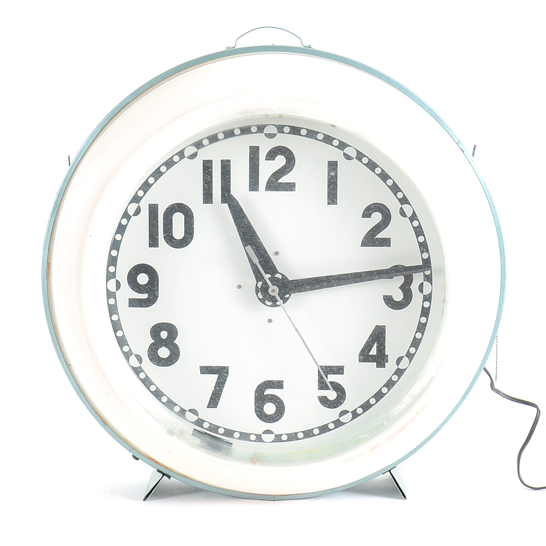 Vintage "Cleveland" Neon Clock EBTH