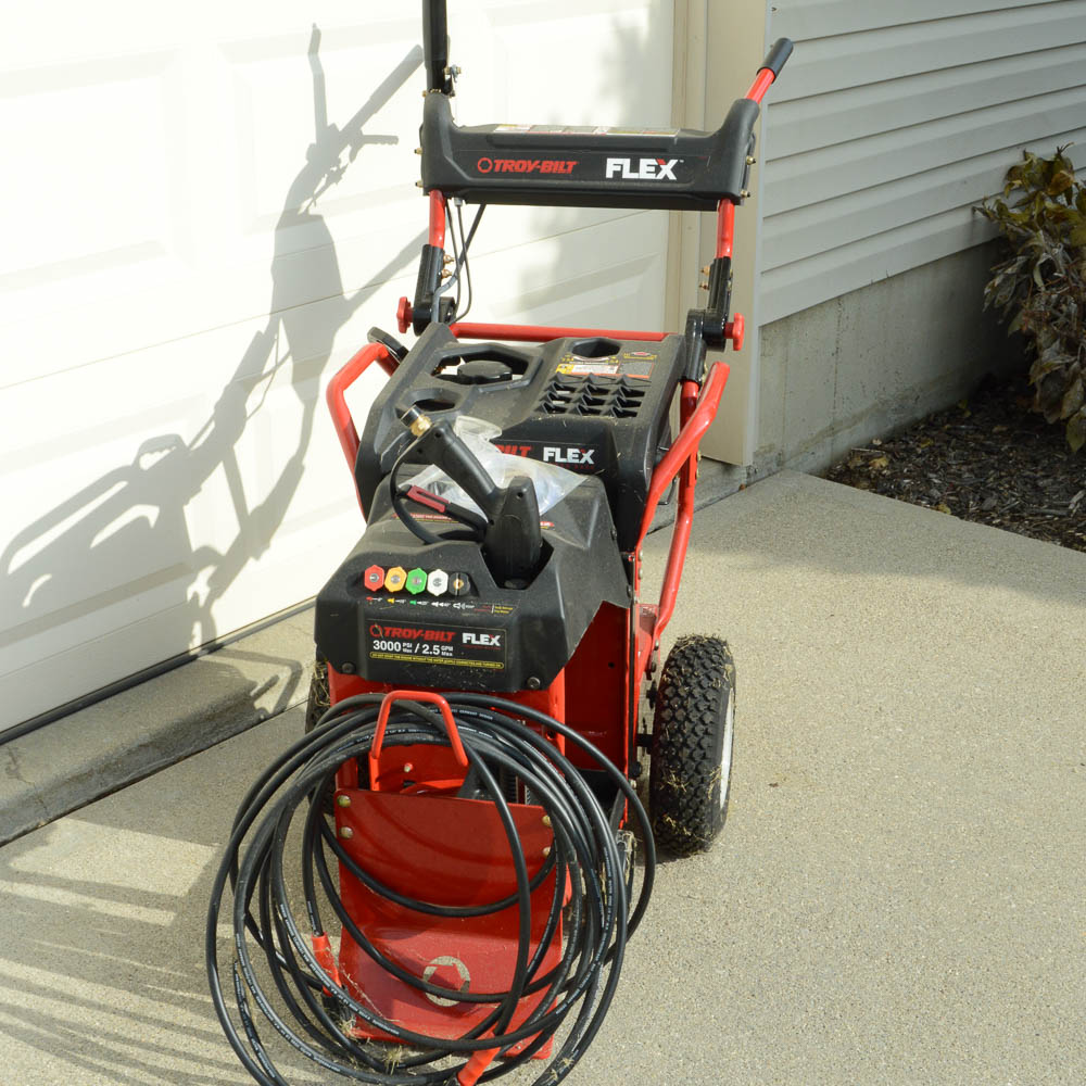 TroyBilt FLEX 3000PSI Pressure Washer and FLEXPower Base EBTH