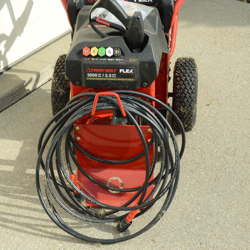TroyBilt FLEX 3000PSI Pressure Washer and FLEXPower Base EBTH