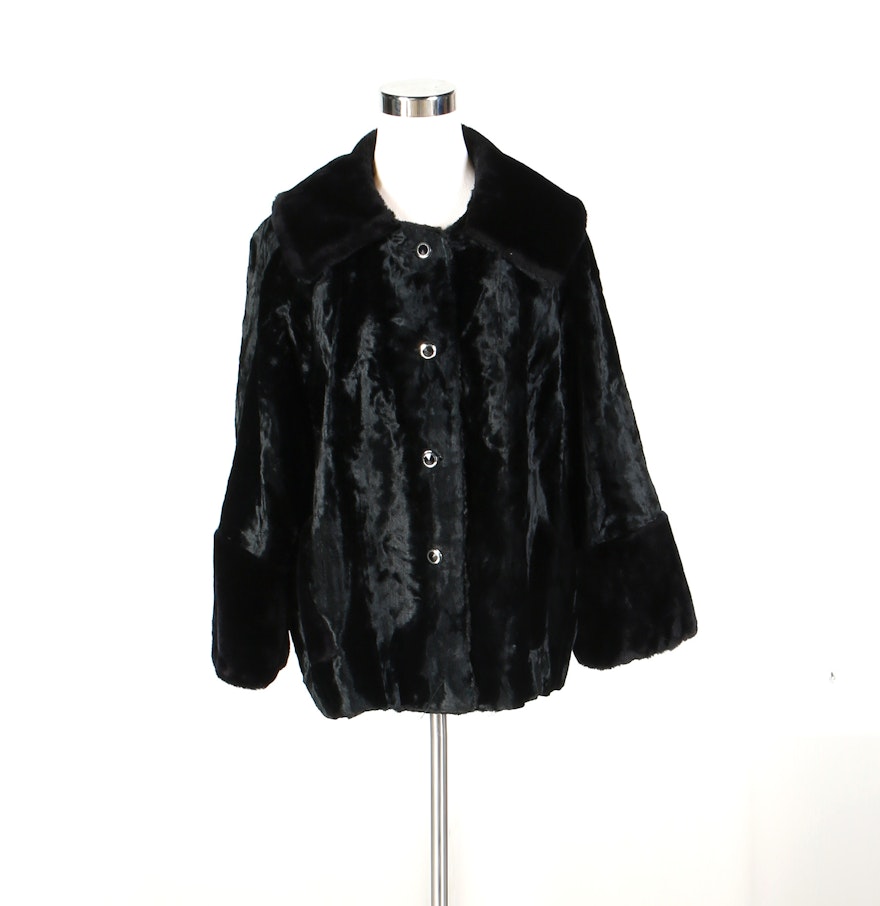 Vintage Black Fur 14