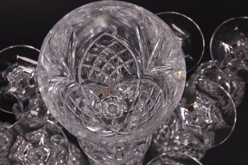 Godinger "Dublin" Wine Glasses EBTH