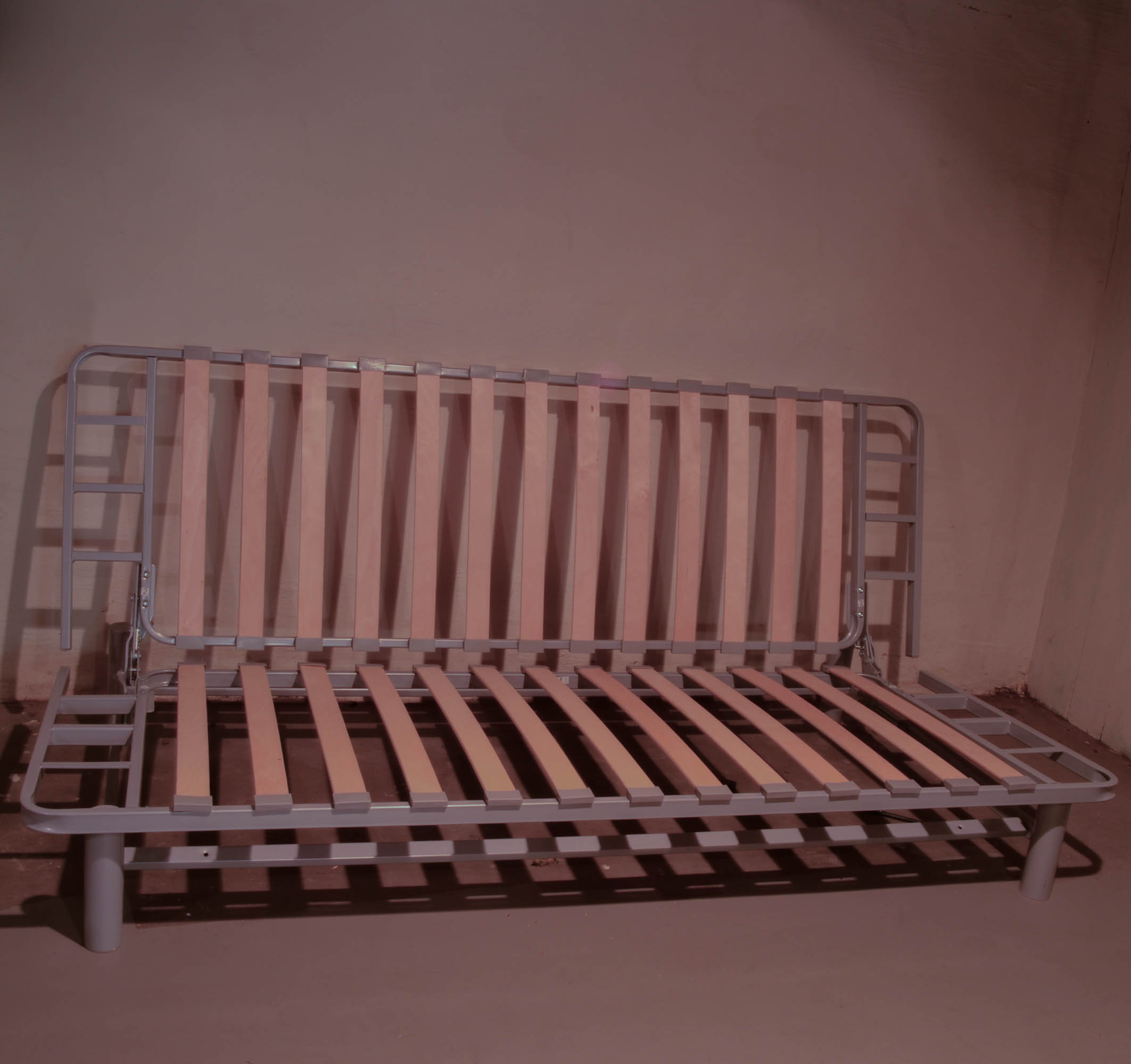 Metal and Wood Futon Frame EBTH