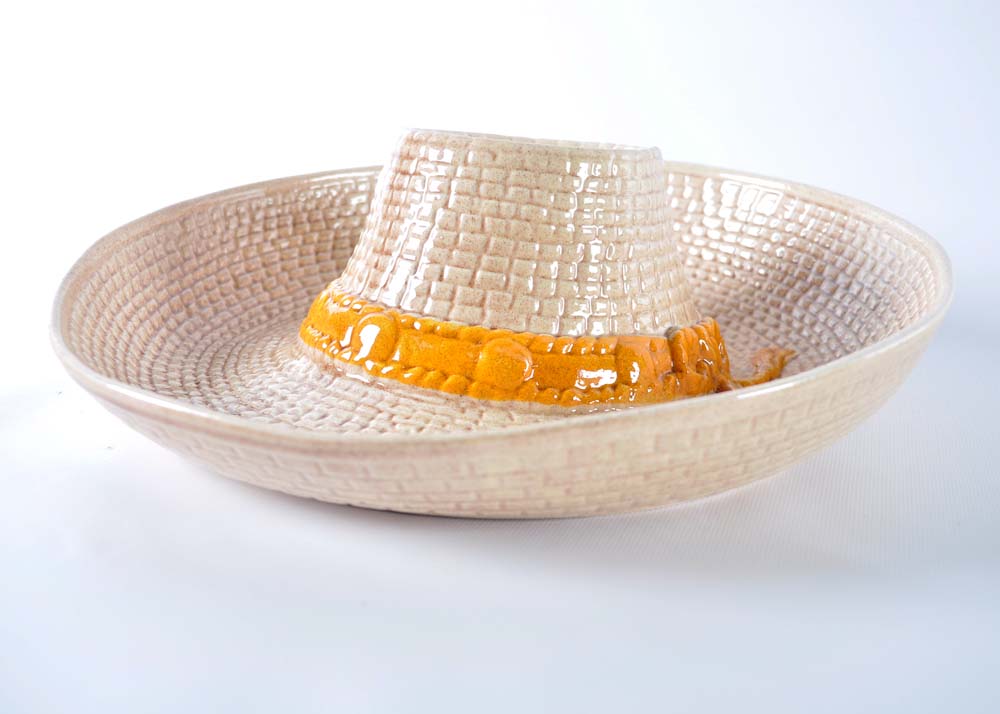 Vintage Sombrero Chip and Dip Bowl EBTH