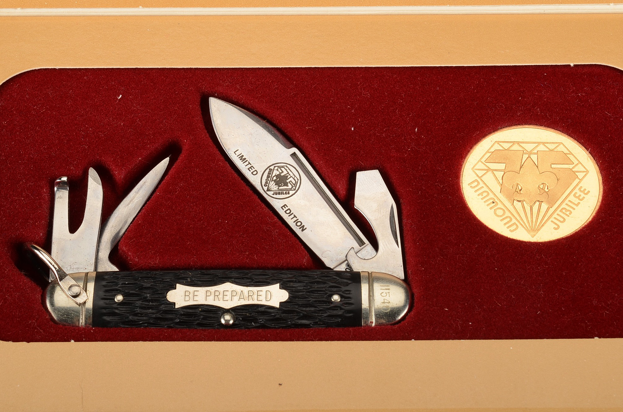 Boys Scouts of America Diamond Jubilee Pocket Knife EBTH