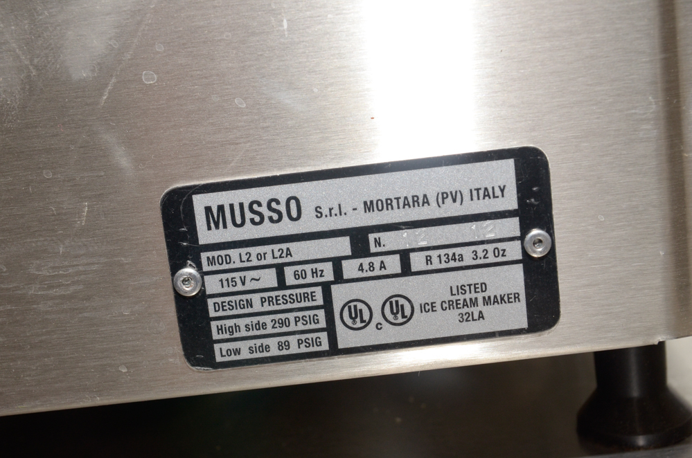 Musso Ice Cream Maker EBTH