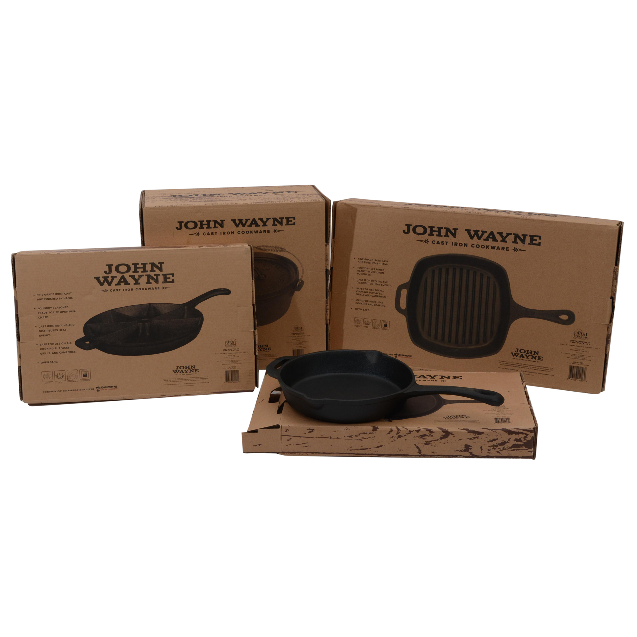 John Wayne Cast Iron Cookware Collection EBTH