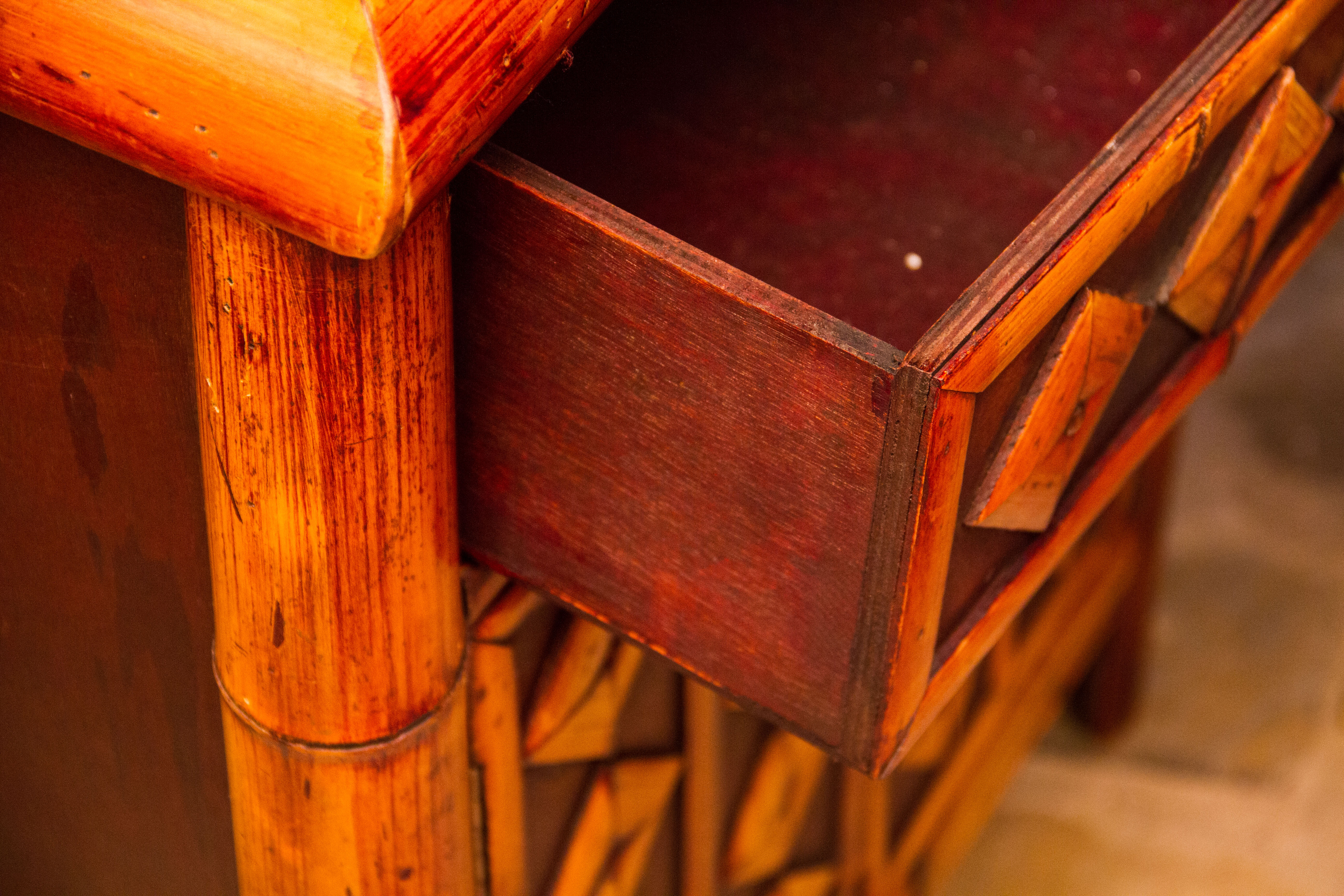 Asian Bamboo Style Nightstands EBTH