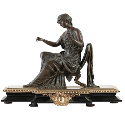 A Classical Bronze Sculpture A Classical Bronze Sculpture