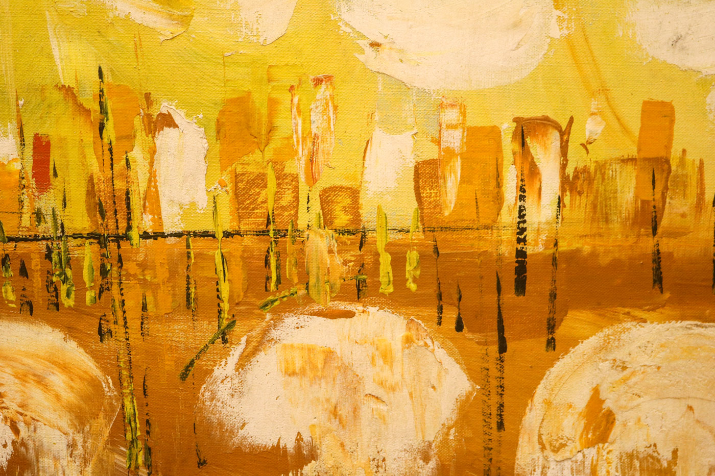 "Lee Reynolds" Original Mid Century Painting on Canvas EBTH