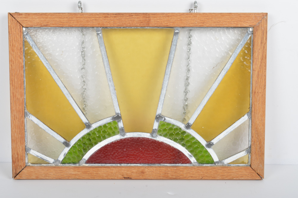 Sunrise Stained Glass Pane EBTH