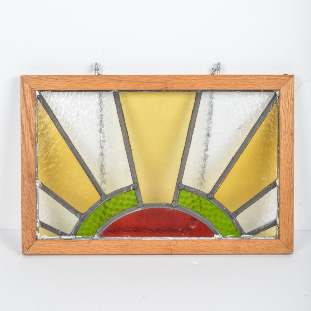 Sunrise Stained Glass Pane EBTH