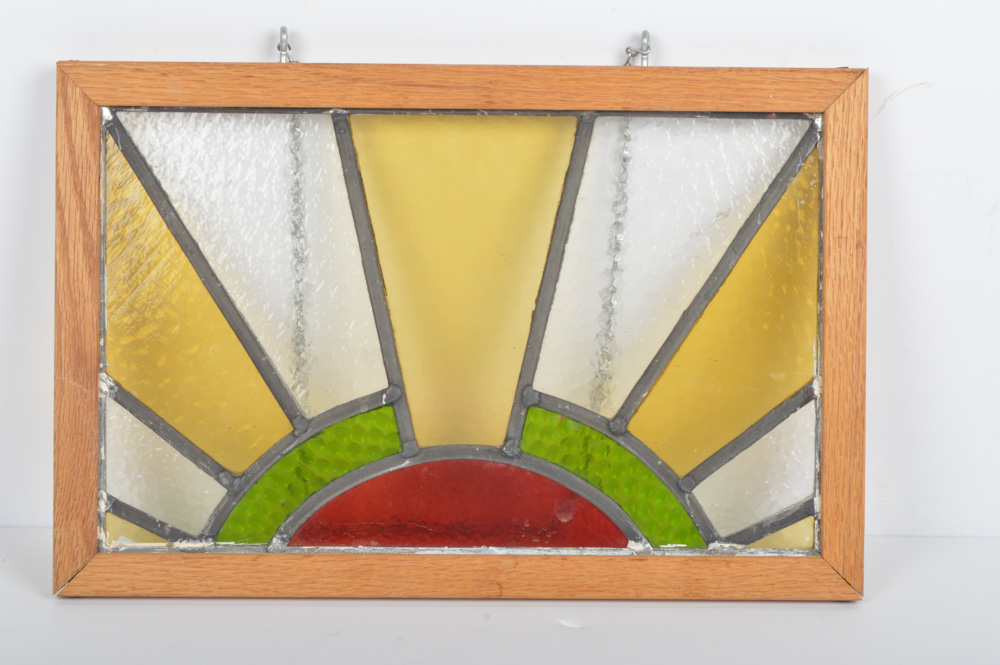 Sunrise Stained Glass Pane EBTH