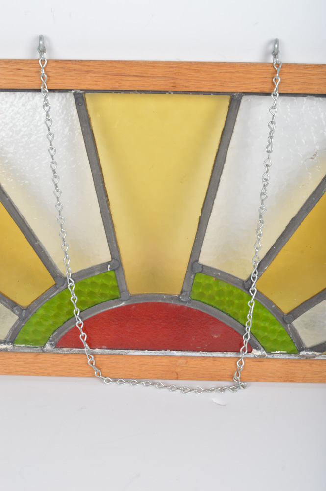 Sunrise Stained Glass Pane EBTH