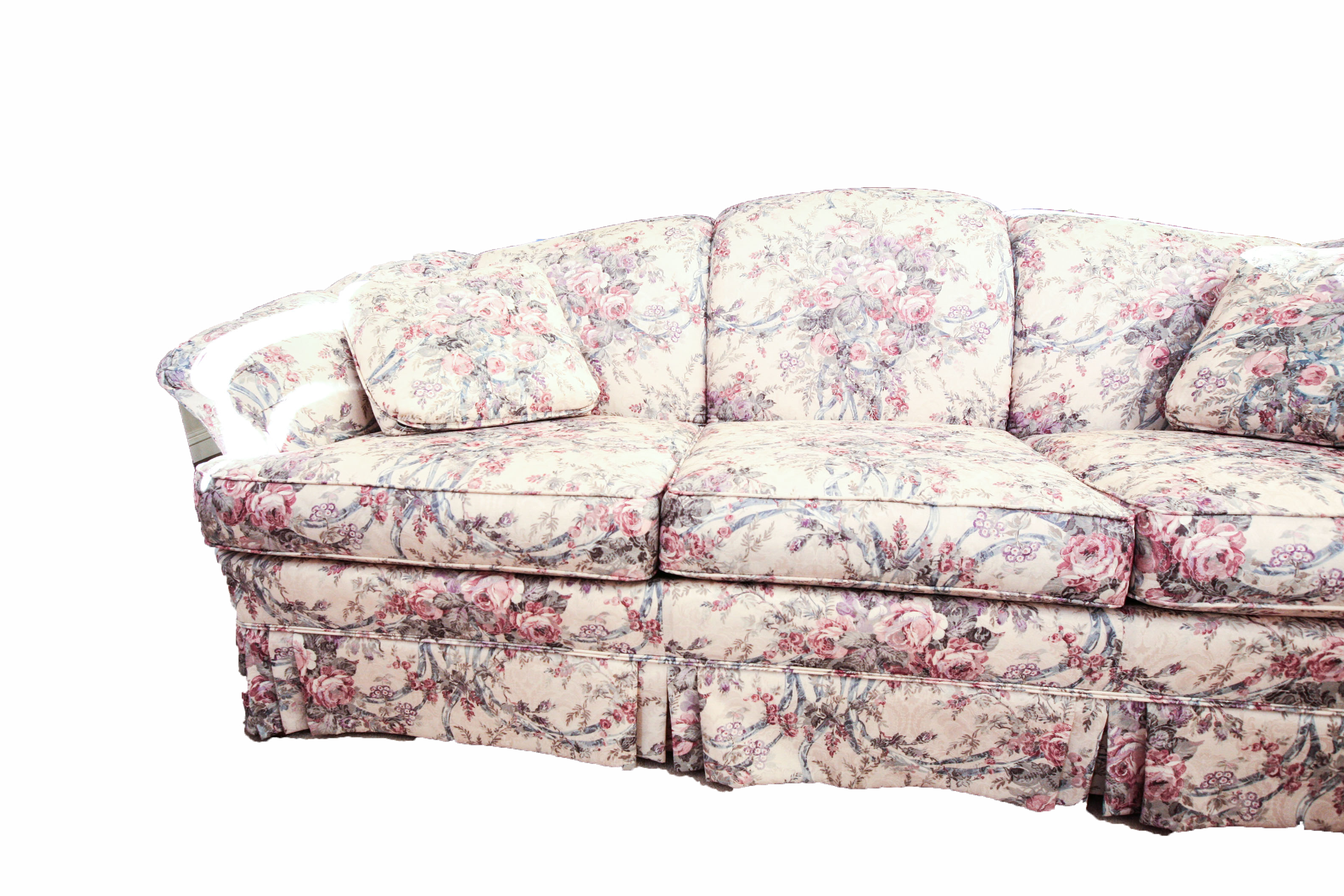 Floral Print Broyhill Sofa EBTH