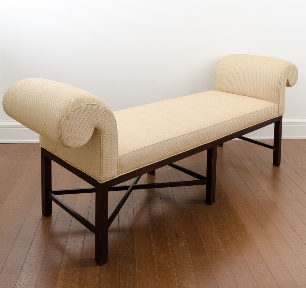 Early 21st Century Upholstered Window Bench by Baker EBTH
