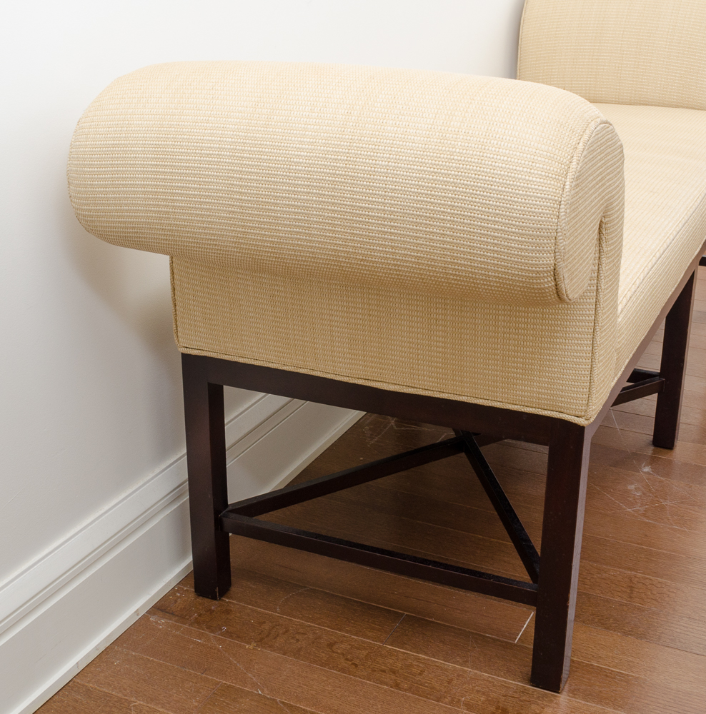 Early 21st Century Upholstered Window Bench by Baker EBTH