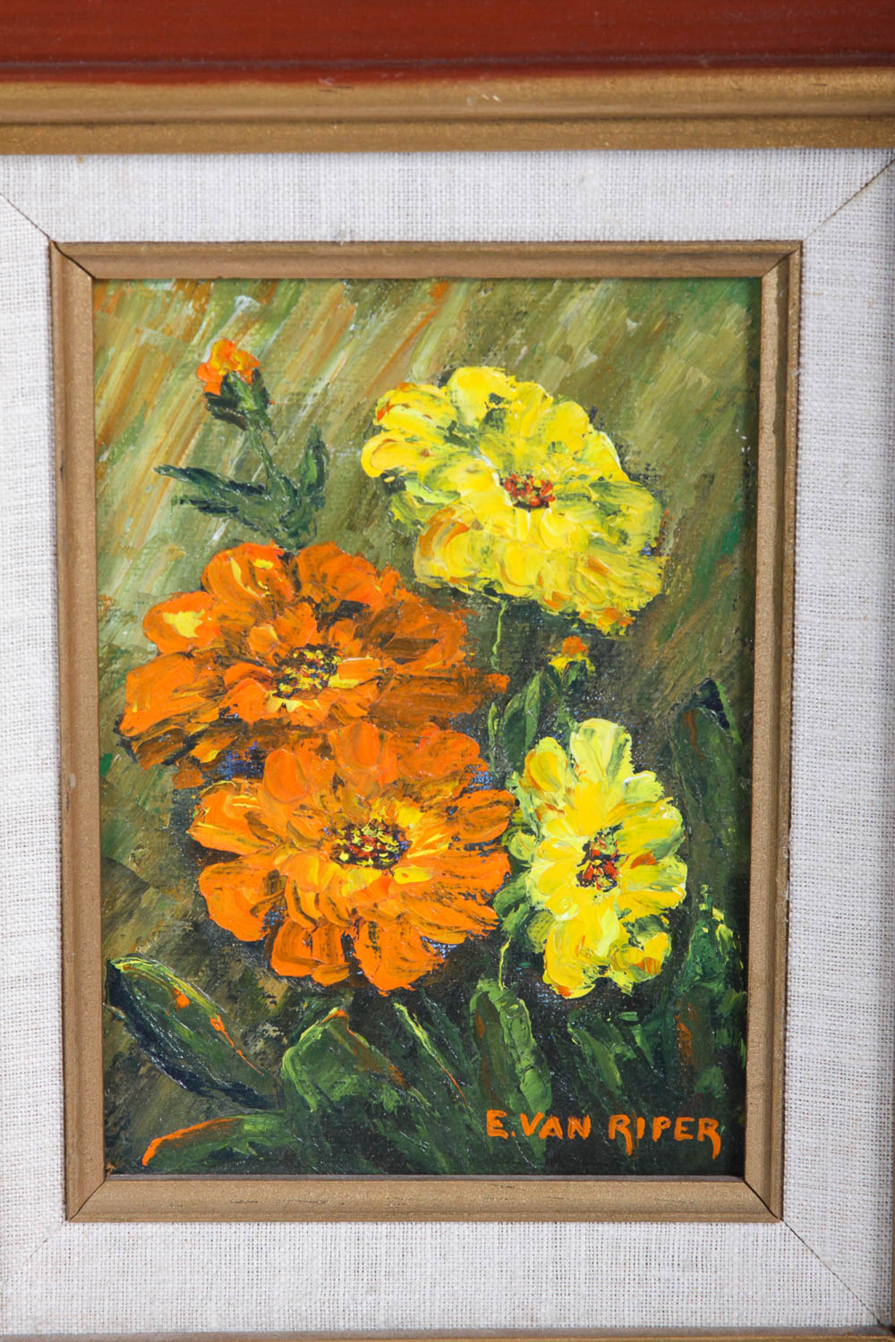 Collection Of Signed Oil Paintings On Canvas EBTH   Untitled 2723 