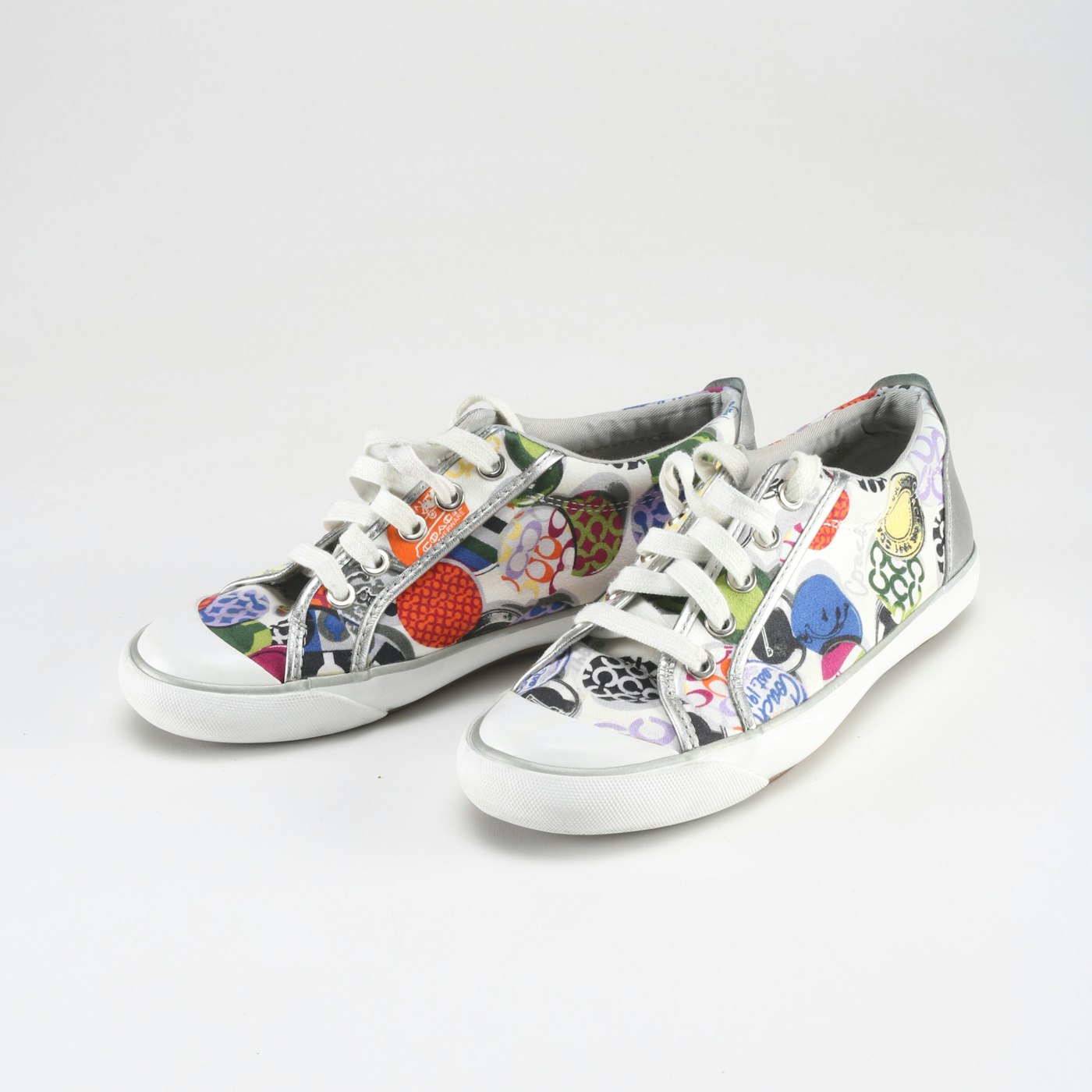 white coach sneakers white coach sneakers size 6 5 ebth white coach sneakers white coach sneakers size 6 5 ebth