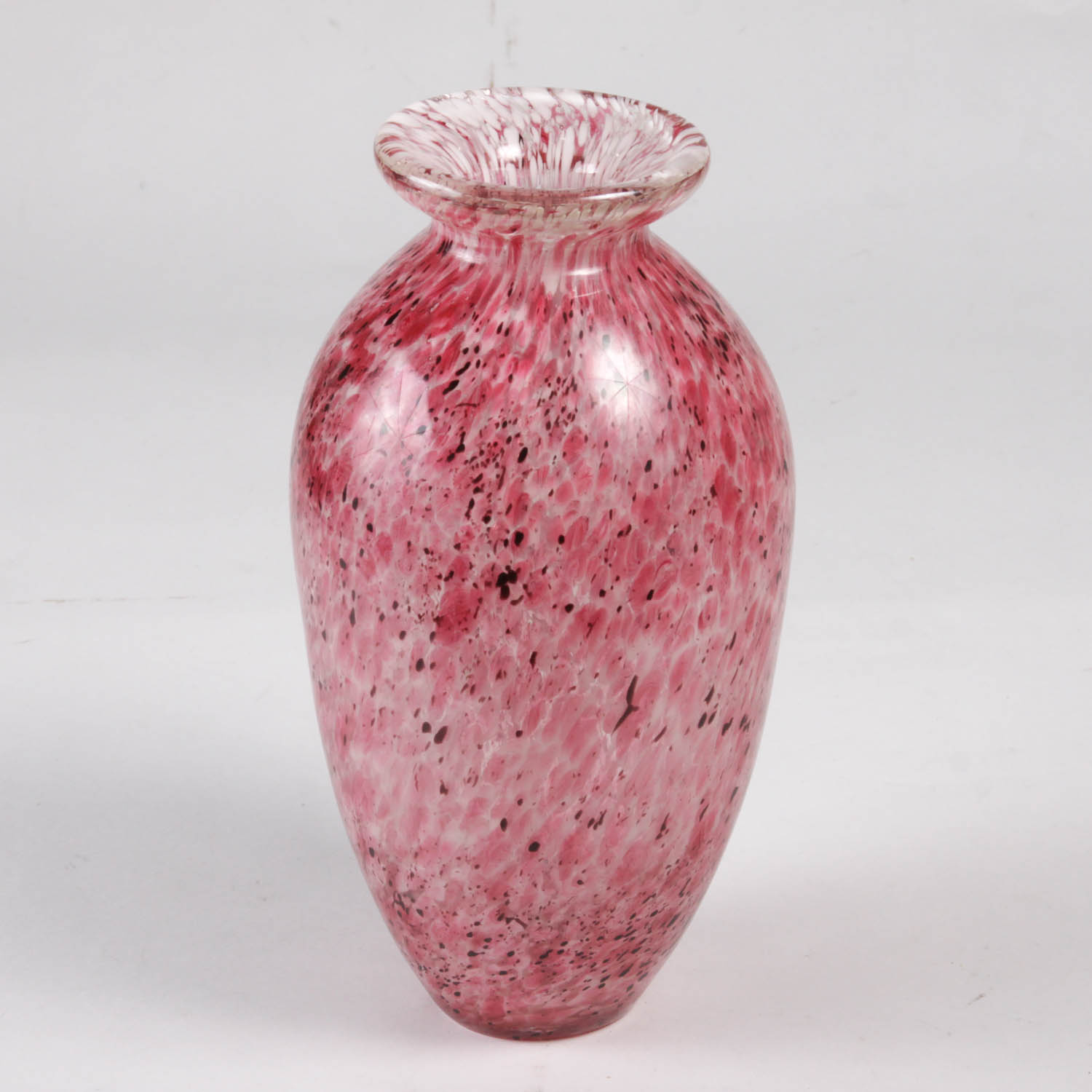 Hand Blown Decorative Glass Vase EBTH