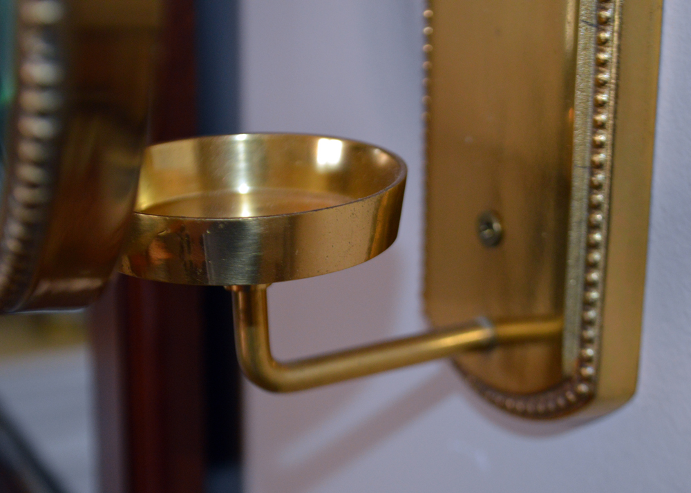 Magnifying Wall Mount Candle Sconces EBTH