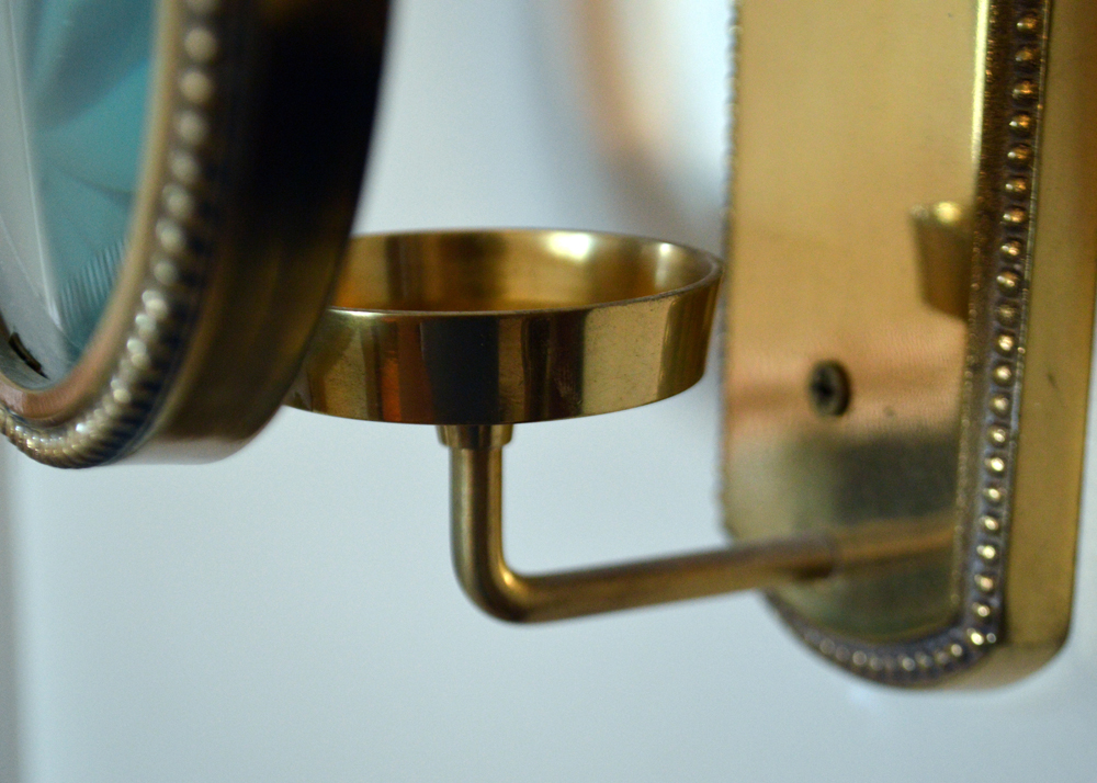 Magnifying Wall Mount Candle Sconces EBTH