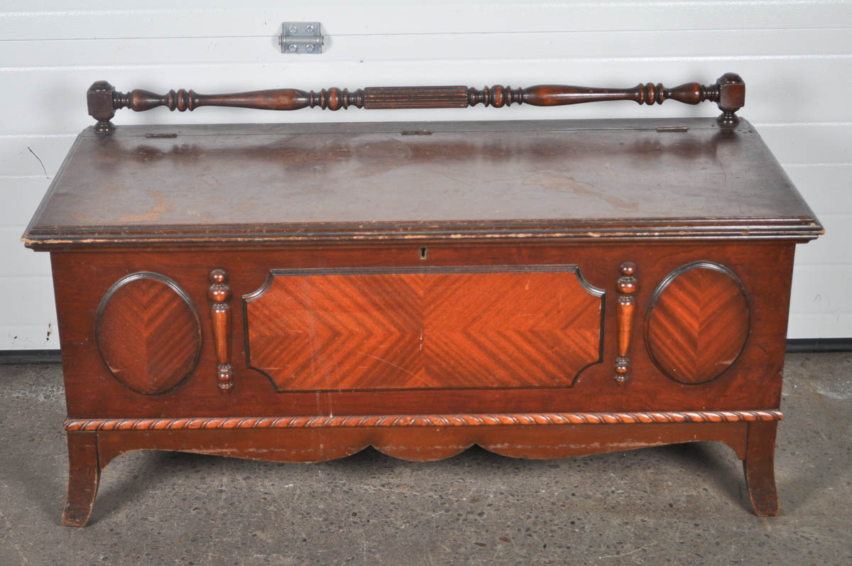 Antique Cavalier Cedar Chest EBTH