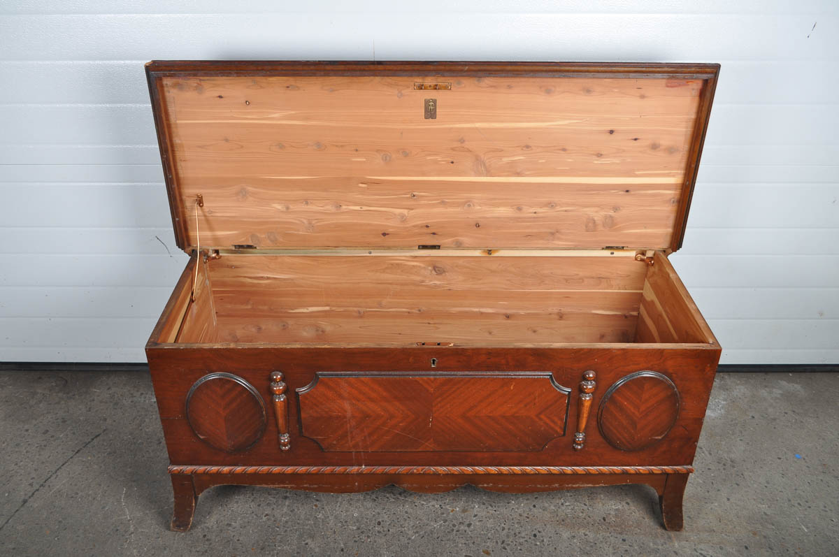 Antique Cavalier Cedar Chest EBTH