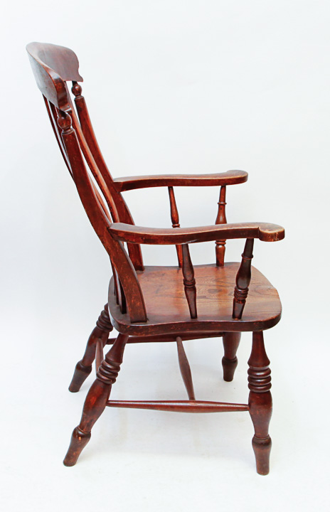 Antique Wooden Arm Chair EBTH    MG 5377 