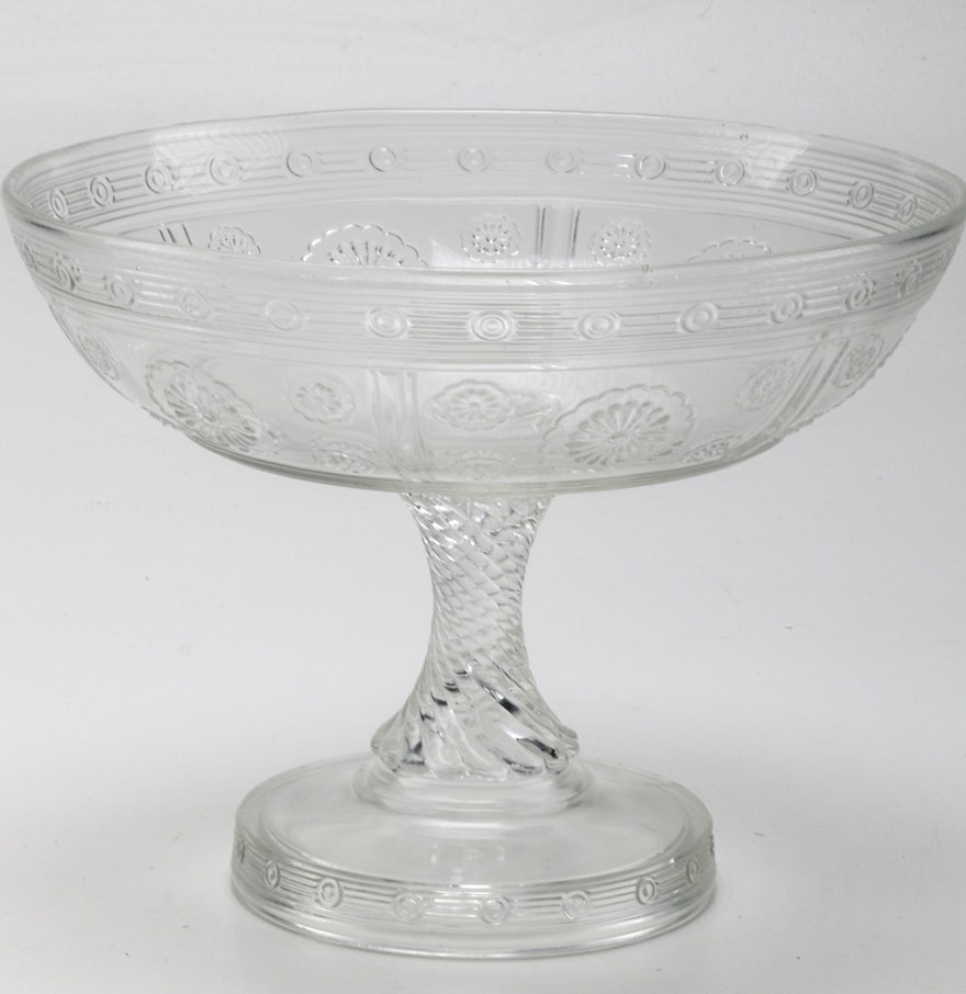 Vintage Glass Compote 28