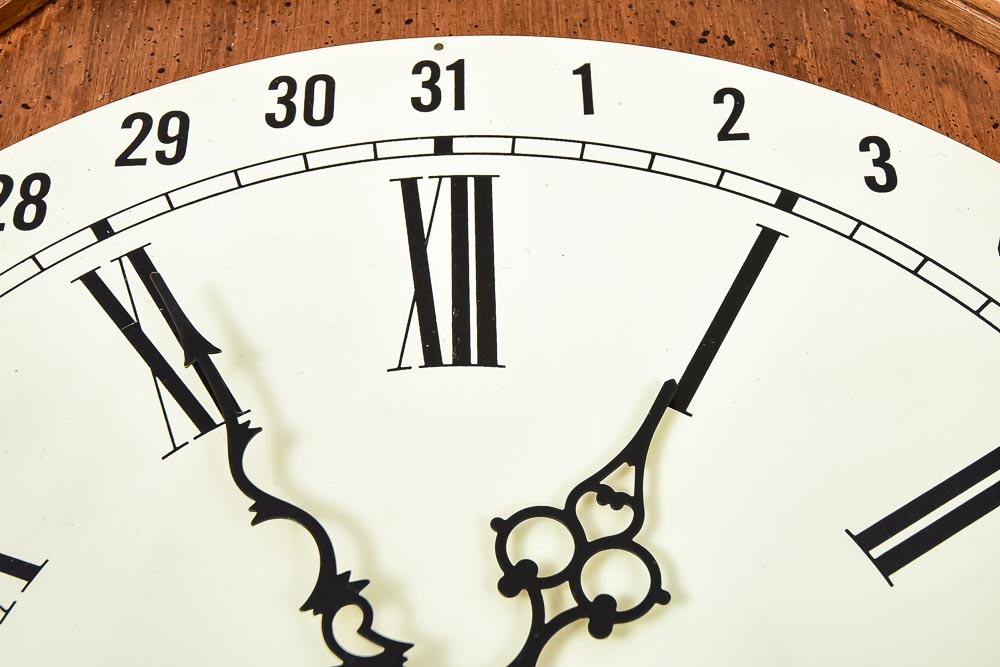 Calendar Pendulum Wall Clock EBTH