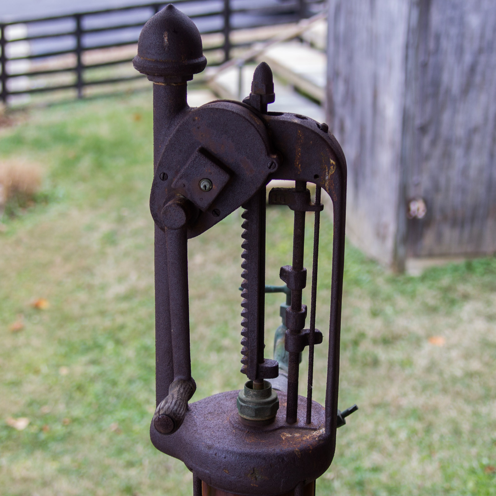 Vintage Hand Operated Gas Pump EBTH